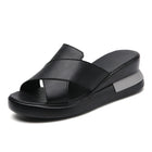 Sandalias de Plataforma de Cuero