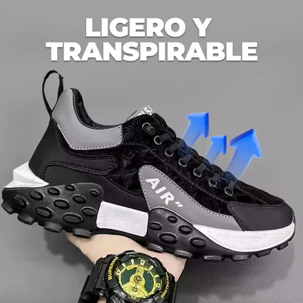 Zapatos con Plantilla Ortopédica y Tecnología de Amortiguación