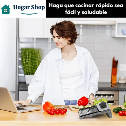 Cortadora de Cocina de Acero Inoxidable 7 en 1