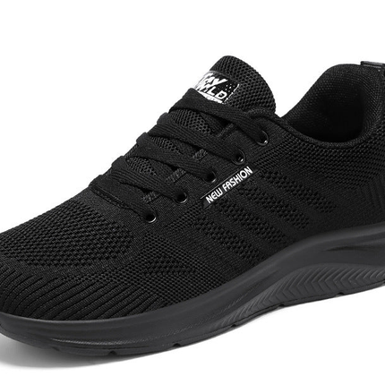 Nuevos Zapatos Deportivos Casuales para Hombre, Simples y Totalmente Negros
